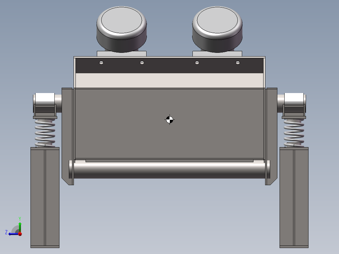 振动筛 矿山设备模型右视图