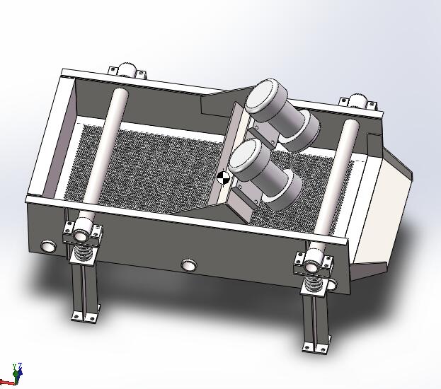 振动筛 矿山设备模型