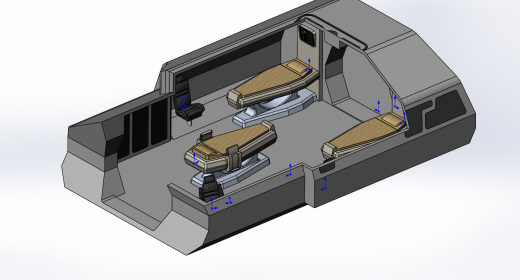 48--uss ozymandias航天飞机模型3D图纸缩略图