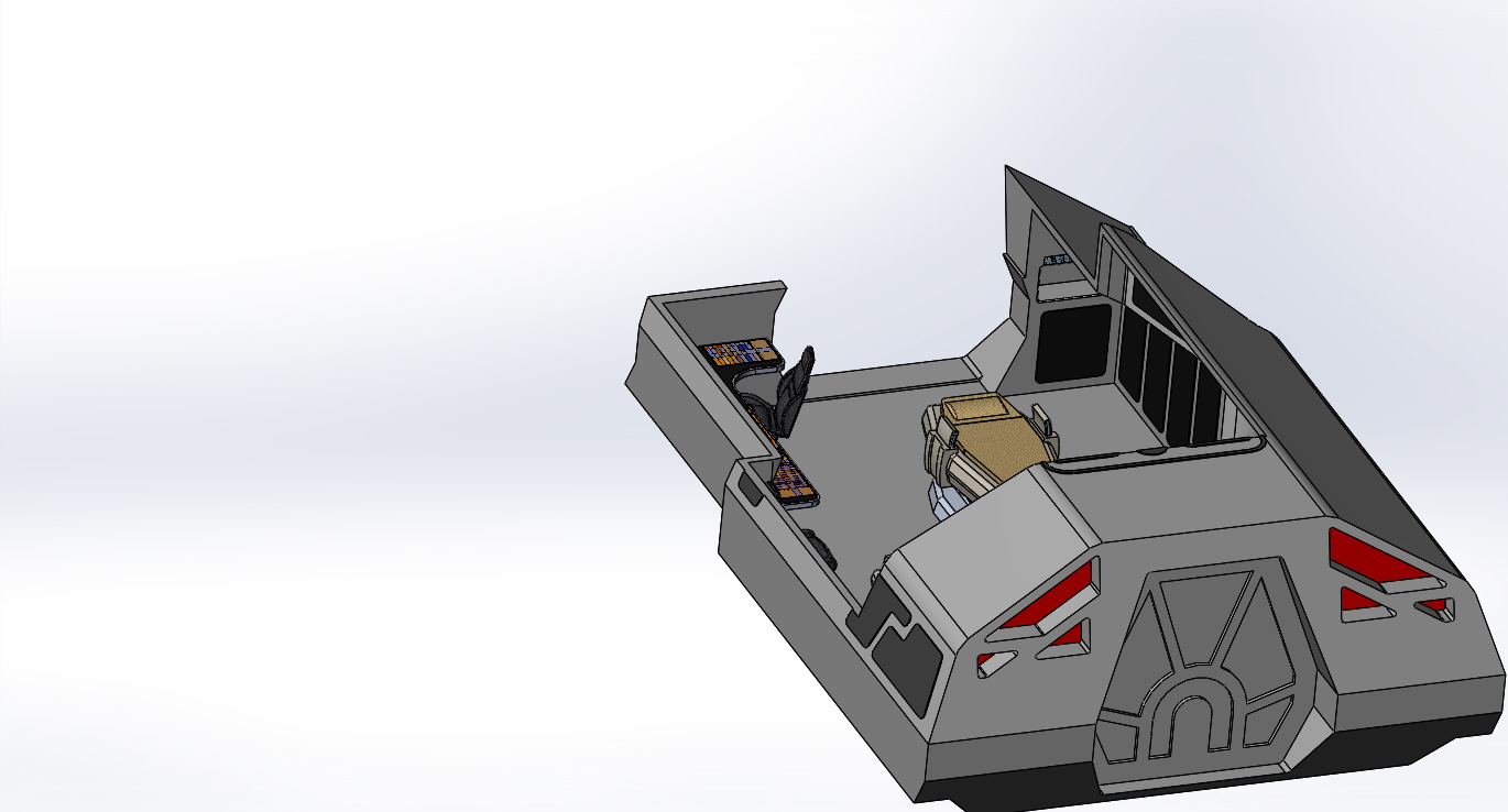 48--uss ozymandias航天飞机模型3D图纸