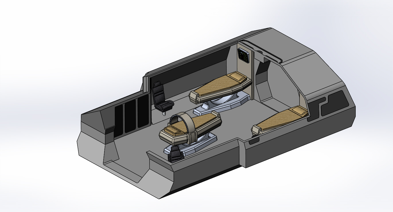 48--uss ozymandias航天飞机模型3D图纸