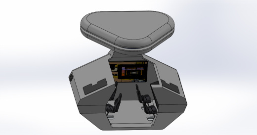 48--uss ozymandias航天飞机模型3D图纸缩略图