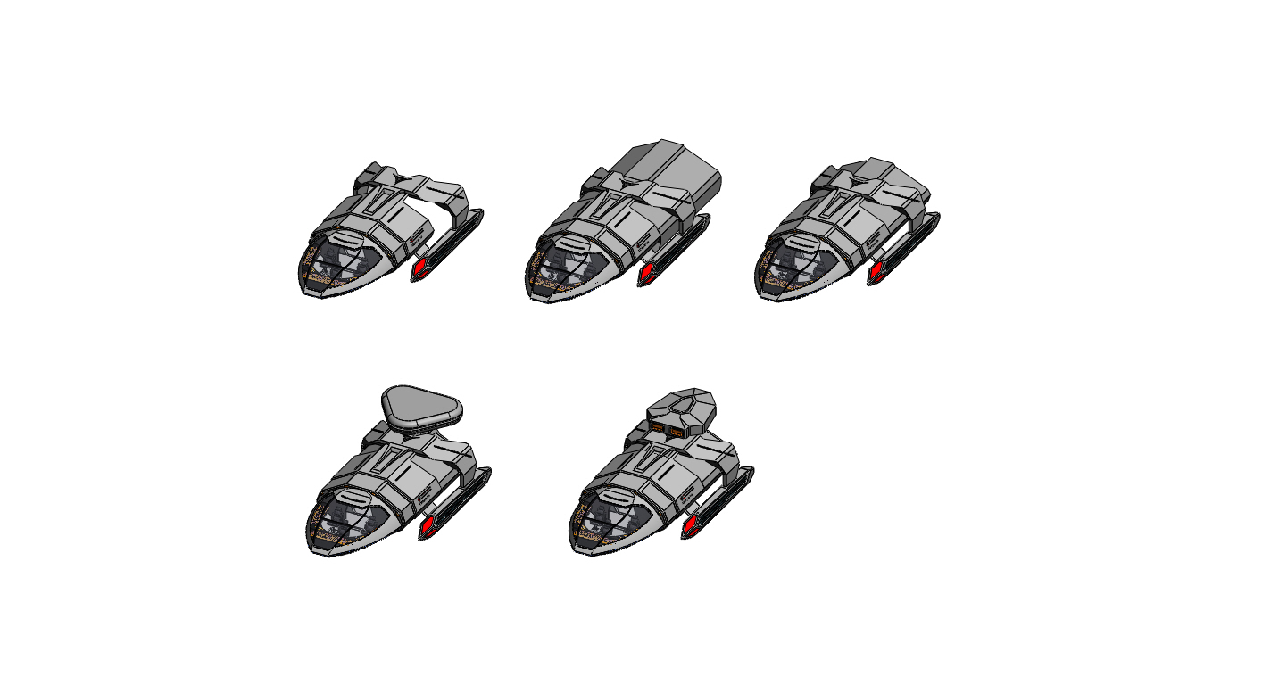 48--uss ozymandias航天飞机模型3D图纸