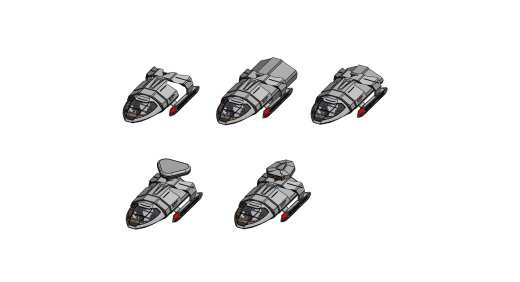 48--uss ozymandias航天飞机模型3D图纸缩略图