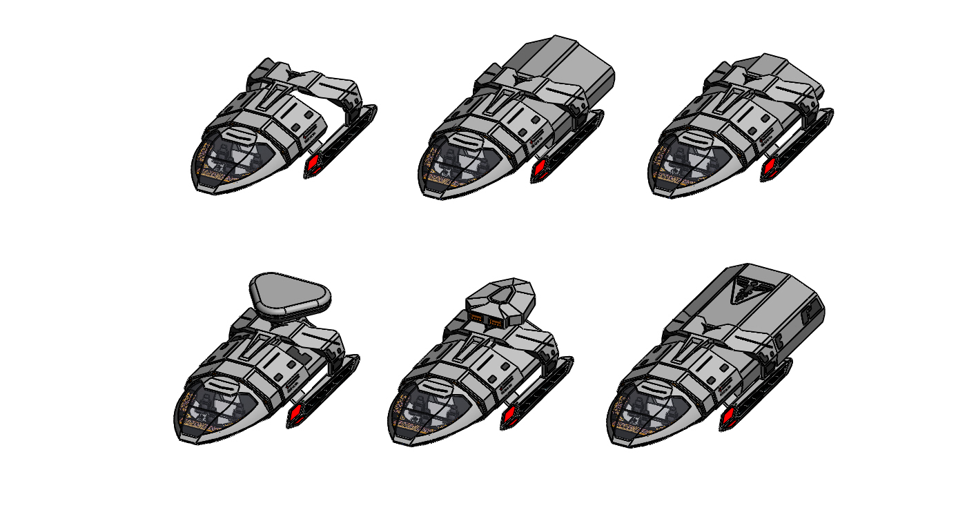 48--uss ozymandias航天飞机模型3D图纸
