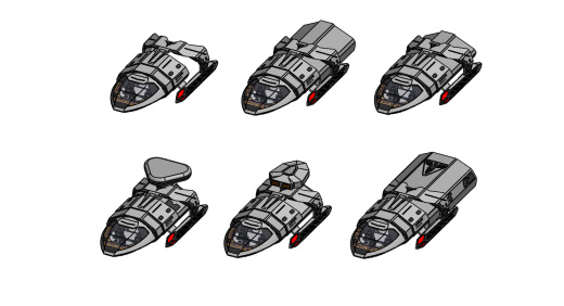 48--uss ozymandias航天飞机模型3D图纸缩略图