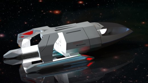 48--uss ozymandias航天飞机模型3D图纸缩略图