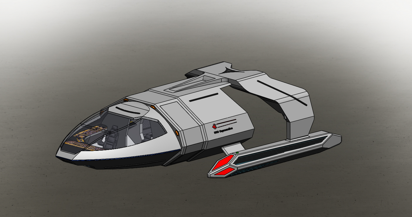 48--uss ozymandias航天飞机模型3D图纸