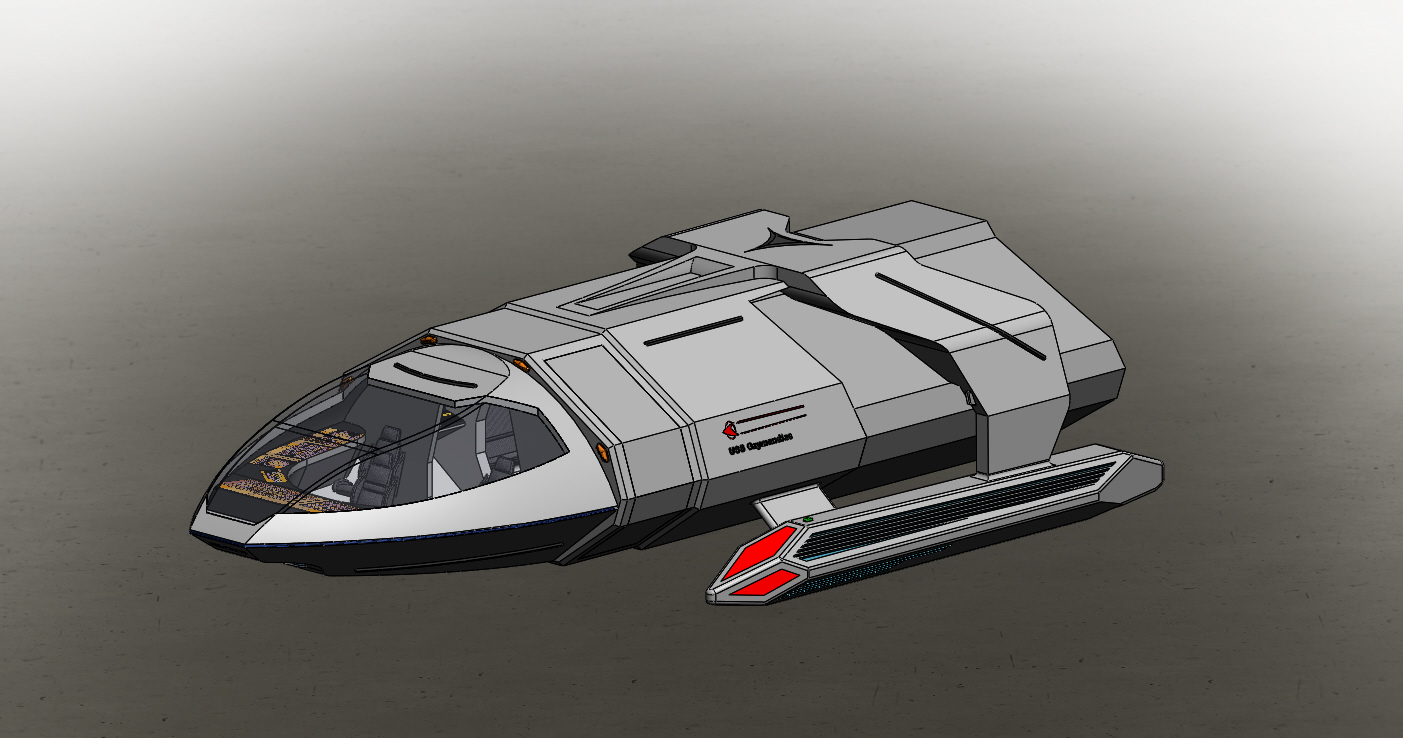 48--uss ozymandias航天飞机模型3D图纸
