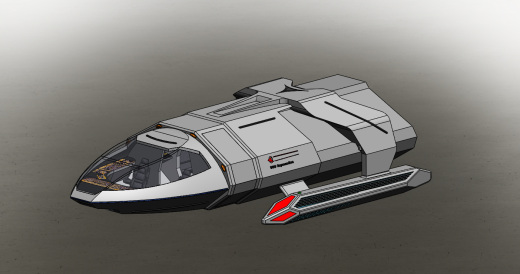 48--uss ozymandias航天飞机模型3D图纸缩略图