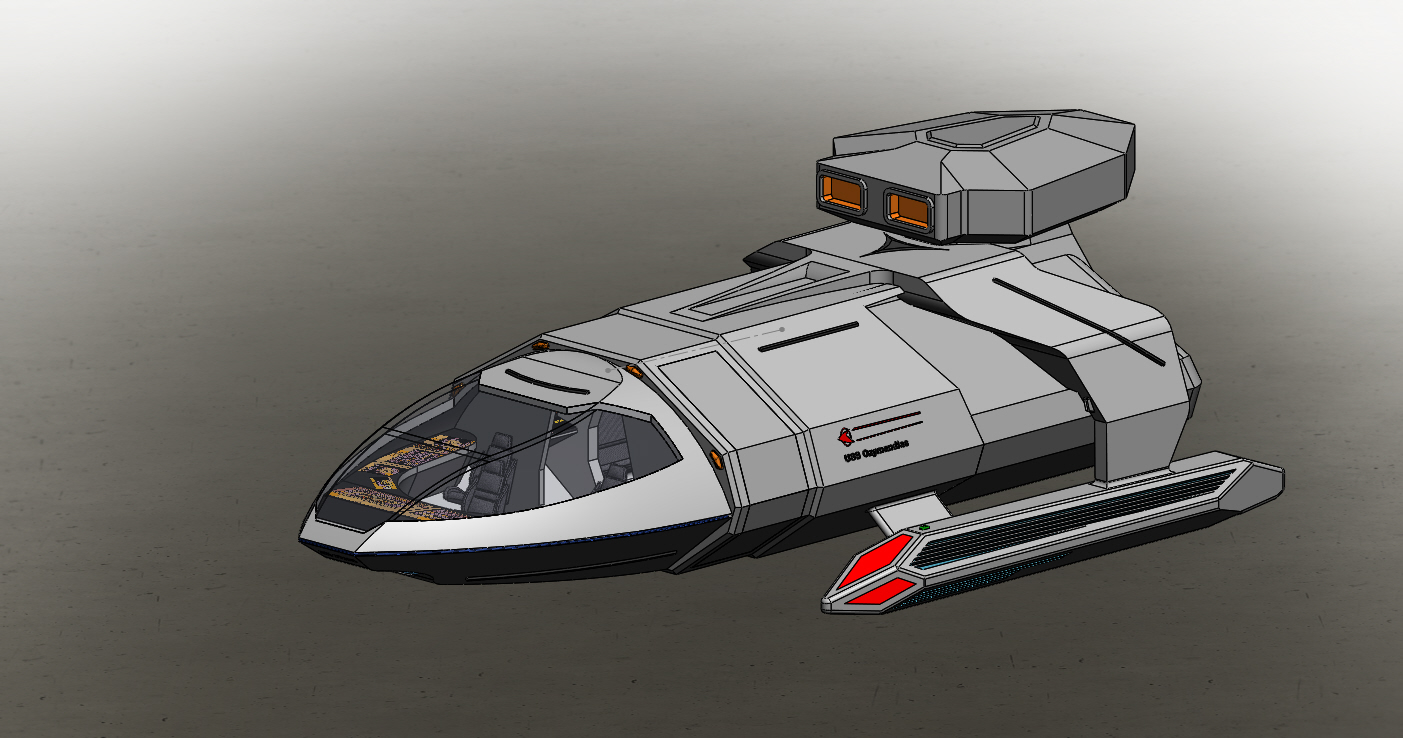 48--uss ozymandias航天飞机模型3D图纸