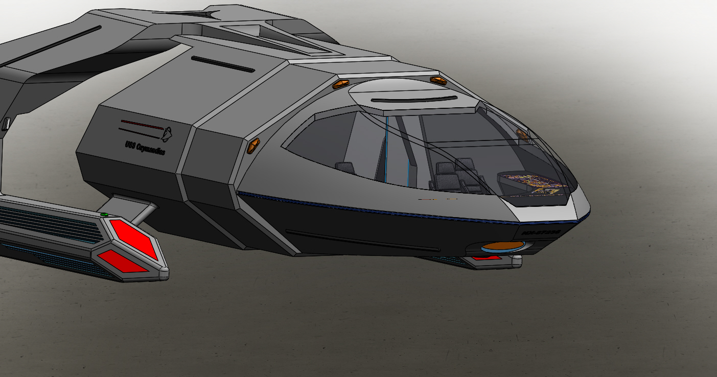 48--uss ozymandias航天飞机模型3D图纸