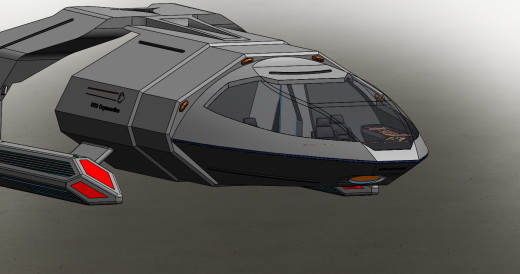 48--uss ozymandias航天飞机模型3D图纸缩略图