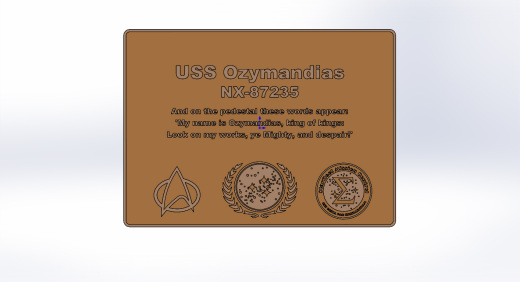 48--uss ozymandias航天飞机模型3D图纸缩略图