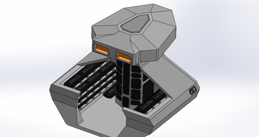 48--uss ozymandias航天飞机模型3D图纸缩略图