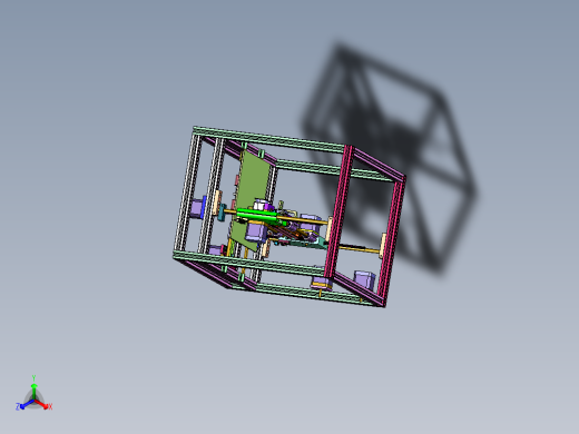 框架式兼容多材料双头3D打印机