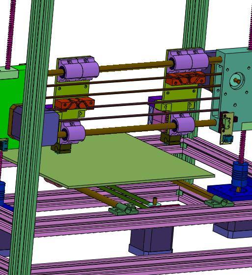 框架式兼容多材料双头3D打印机缩略图
