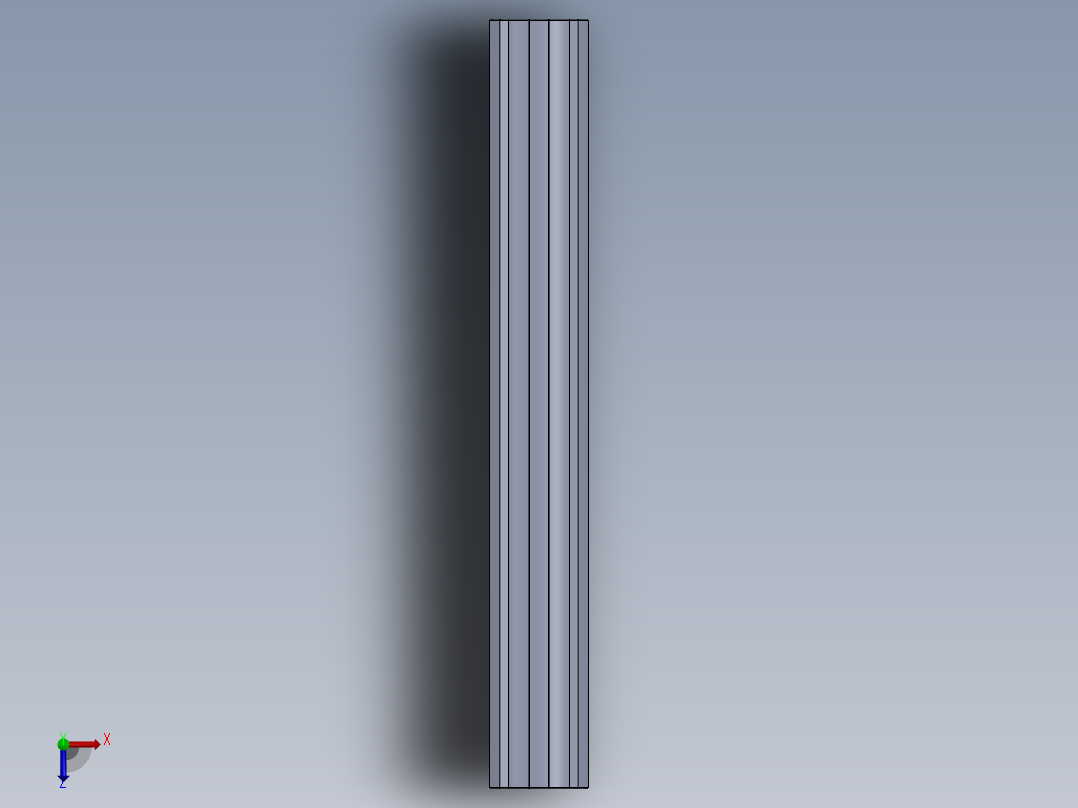 SPLS 28x34x250 - 6.SLDPRT俯视图