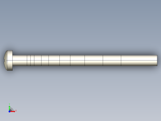 螺丝 M3 十字盘头-Screws M3 Phillips Pan Head Machine Screws前视缩略图