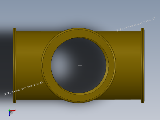 1英寸BSP（d25）十字接头俯视缩略图