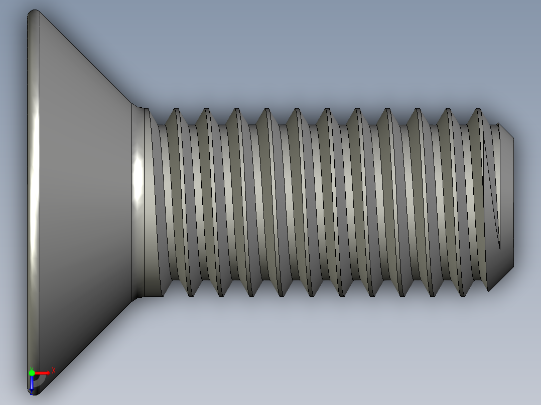制沉头螺钉-M5_Countersunk_10.STEP俯视图
