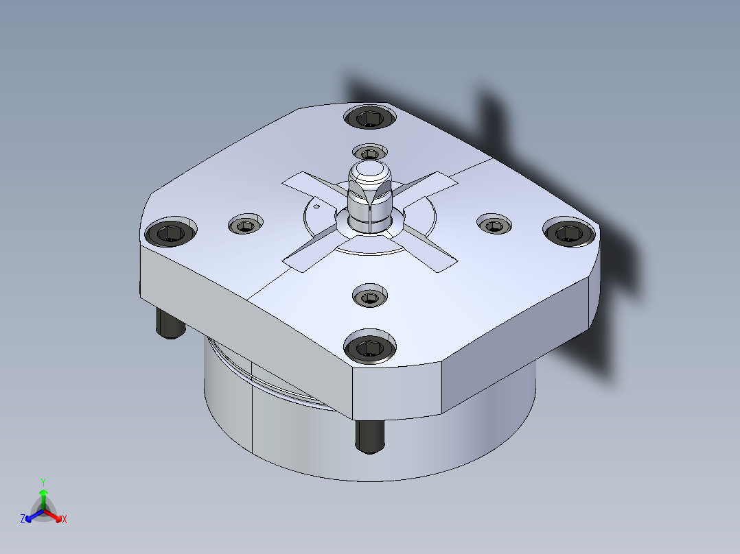 KOSMEKSWH2080-GN多系列多零件图纸模型多系列多零件图纸模型正等轴测图