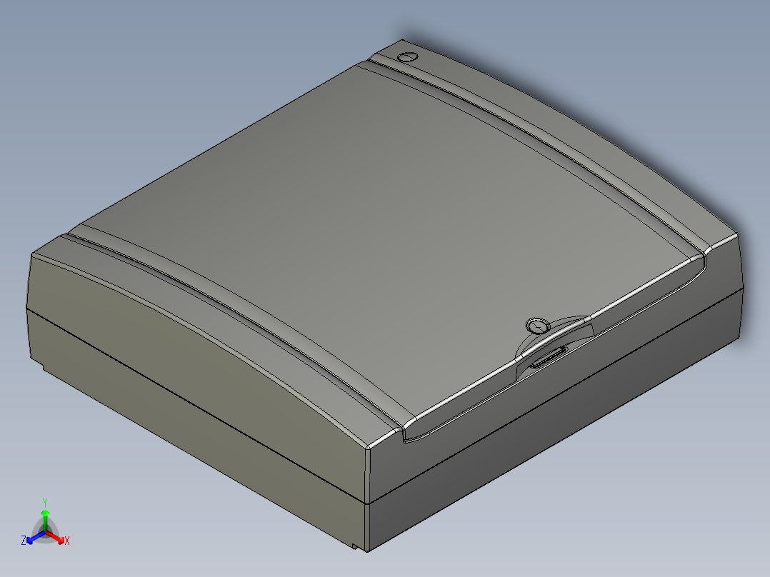 电气柜-84636正等轴测图