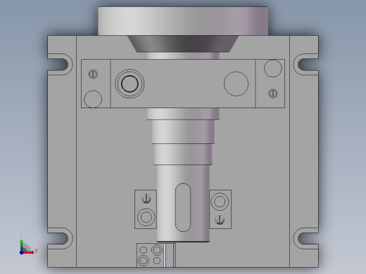 输出轴加工工艺及铣键槽夹具设计【含三维】前视缩略图