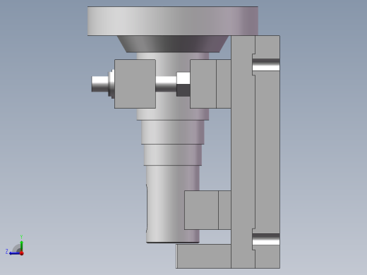 输出轴加工工艺及铣键槽夹具设计【含三维】右视缩略图