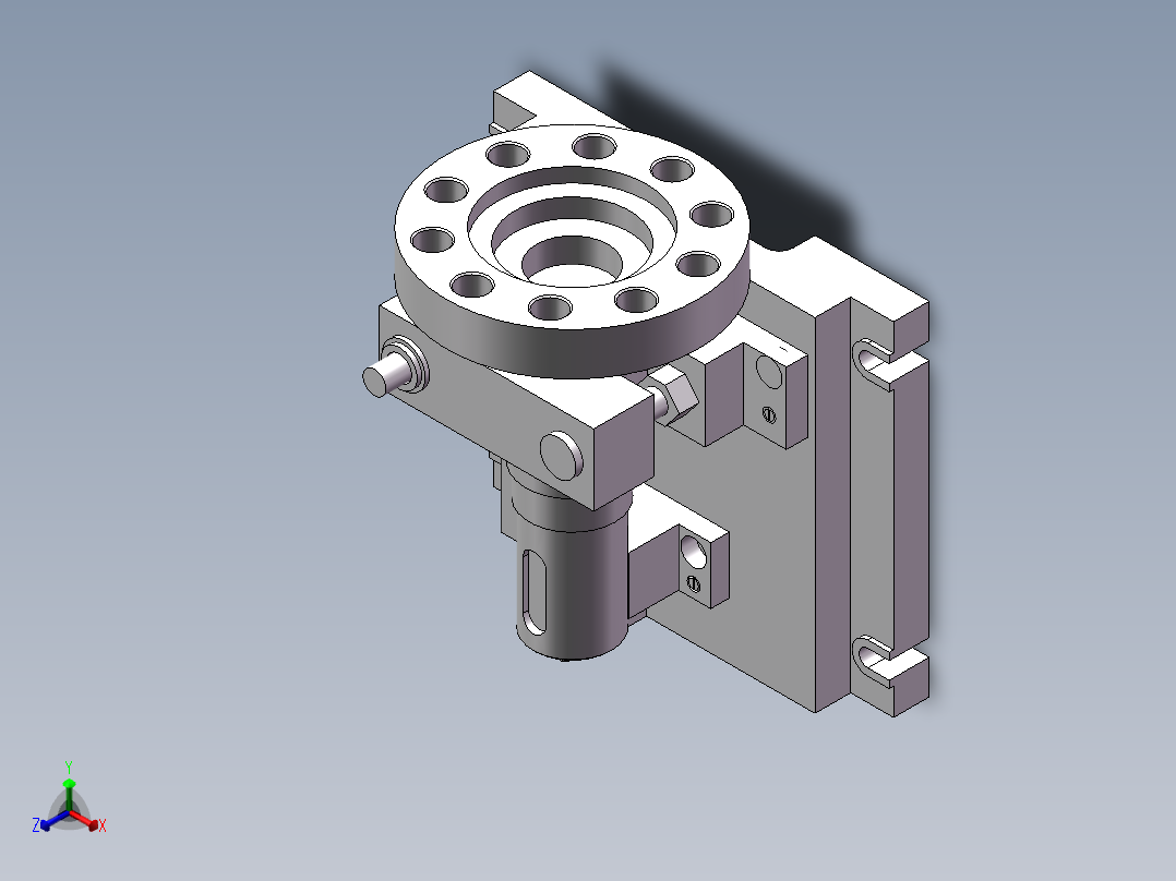 输出轴加工工艺及铣键槽夹具设计【含三维】正等轴测图