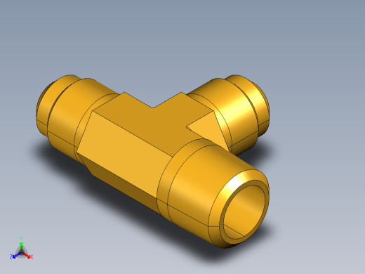 扩口式工业通用硬管接头Male Run Tee 151F-8-8