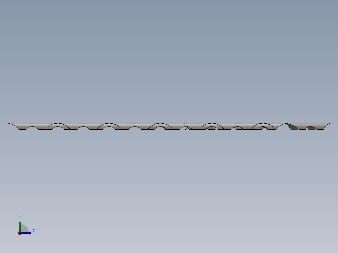 用于墙板、大门等的金属板（或其他板材）瓷砖左视图
