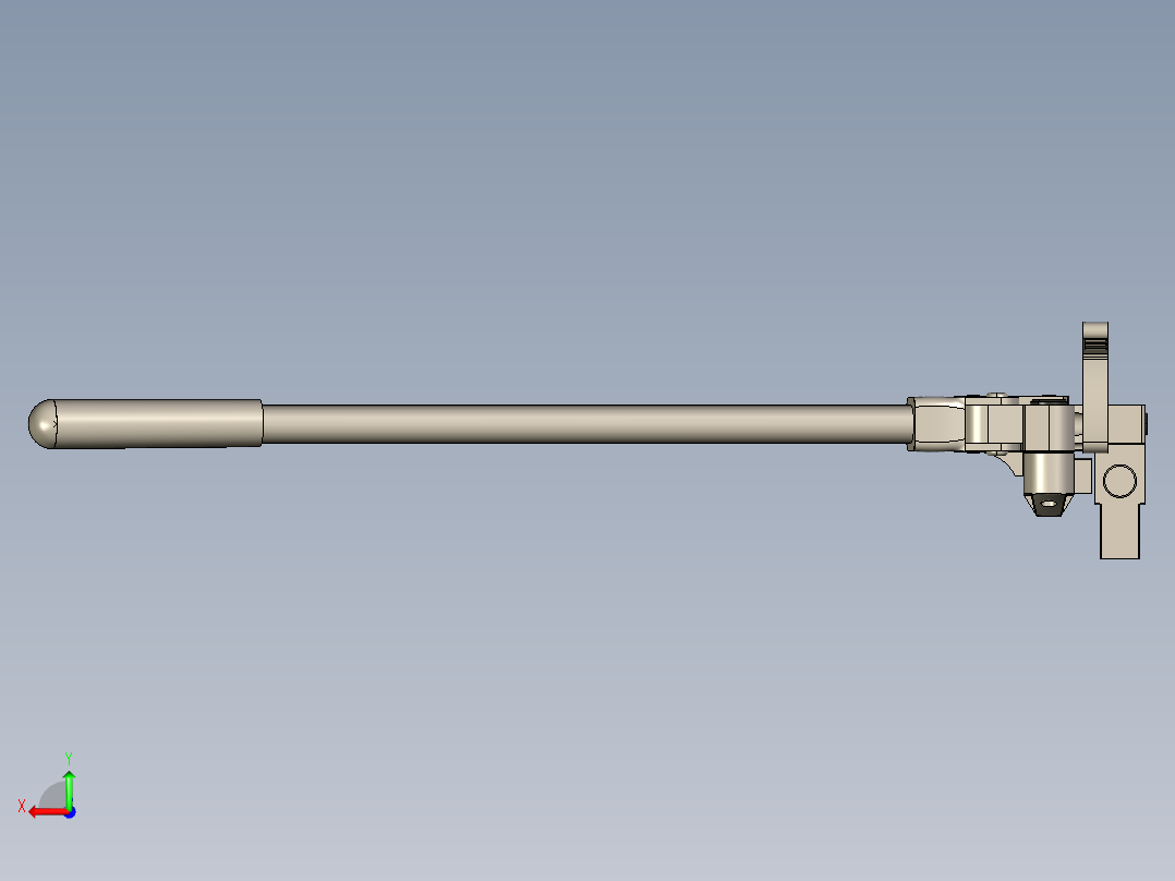 手动弯管机后视图