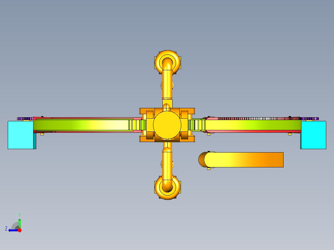 树干喷涂机右视图