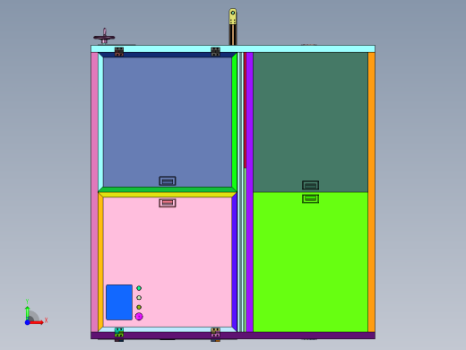 长扁型纸箱开箱设备前视缩略图
