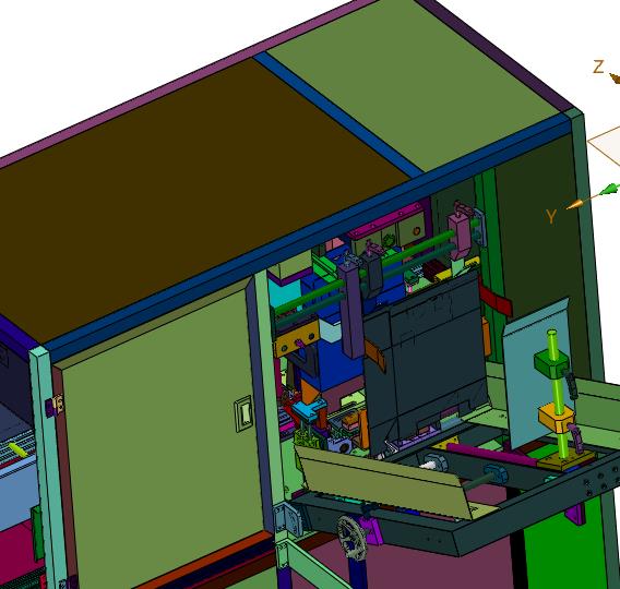 长扁型纸箱开箱设备