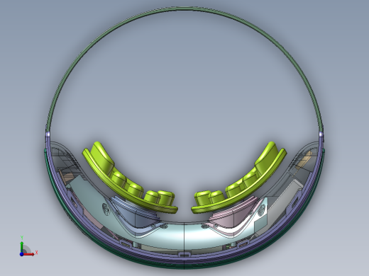 智能眼部按摩仪三维sw图前视缩略图
