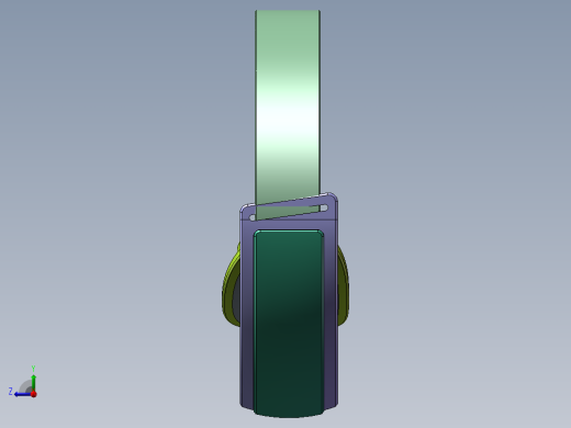 智能眼部按摩仪三维sw图右视缩略图