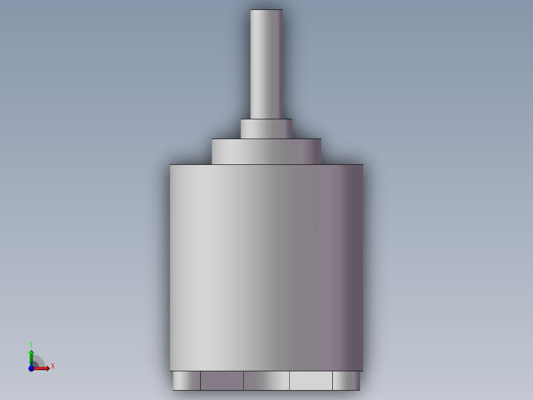 无刷电机前视图
