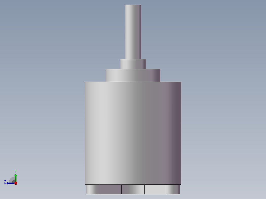 无刷电机右视图