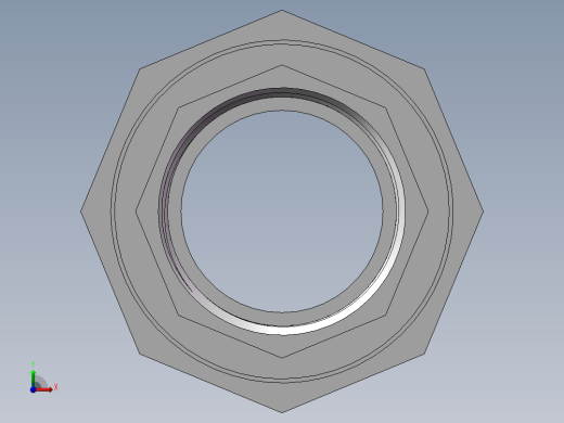 活接-等径内外丝直通 DN40前视缩略图
