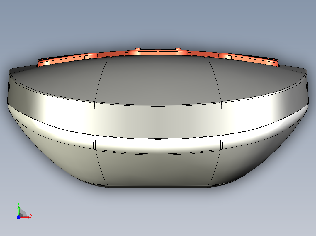 一款遥控器整机结构3D图纸1361862===50前视图
