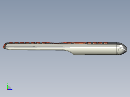 一款遥控器整机结构3D图纸1361862===50左视缩略图