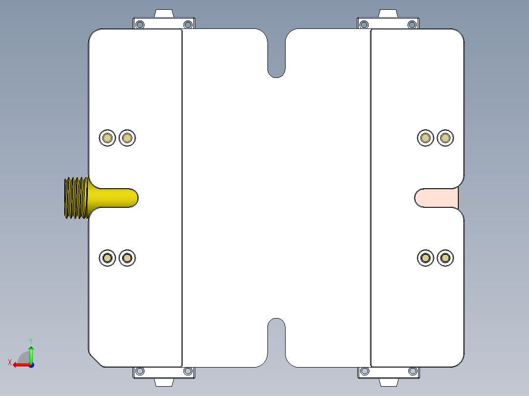 X1-CNC2笔记本CNC工装夹具三维模型-0314后视图