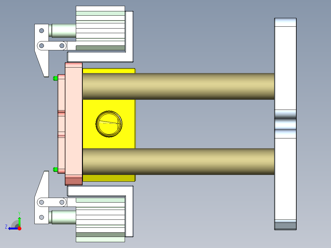 X1-CNC2笔记本CNC工装夹具三维模型-0314右视图