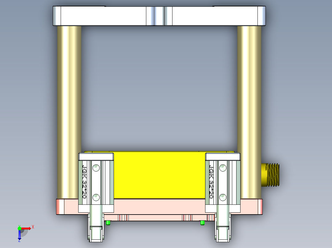X1-CNC2笔记本CNC工装夹具三维模型-0314俯视图