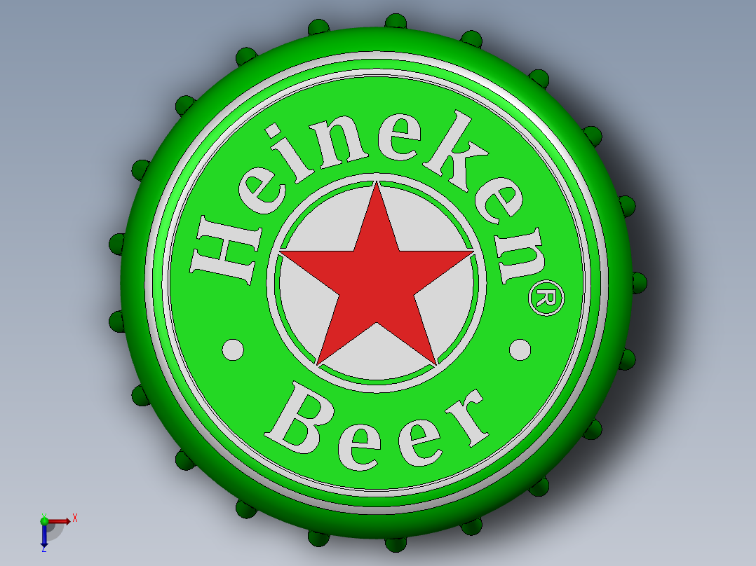 瓶盖、盖子(11)俯视图