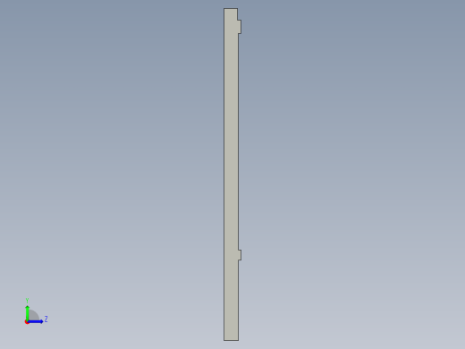 板材铣基准面+包胶内腔程序模型左视缩略图