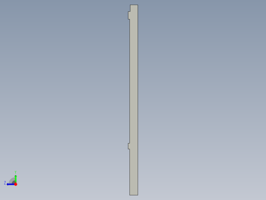 板材铣基准面+包胶内腔程序模型右视缩略图