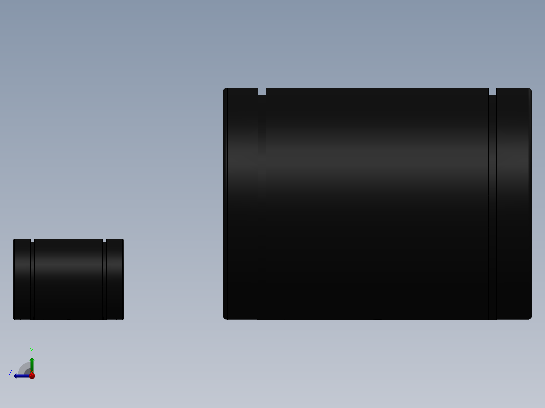 Drylin RJZM系列线性轴承右视图